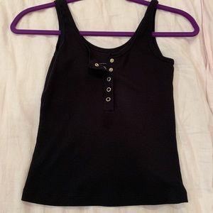 Black tank top